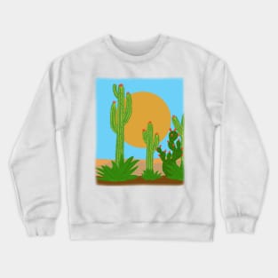 desert scene Crewneck Sweatshirt